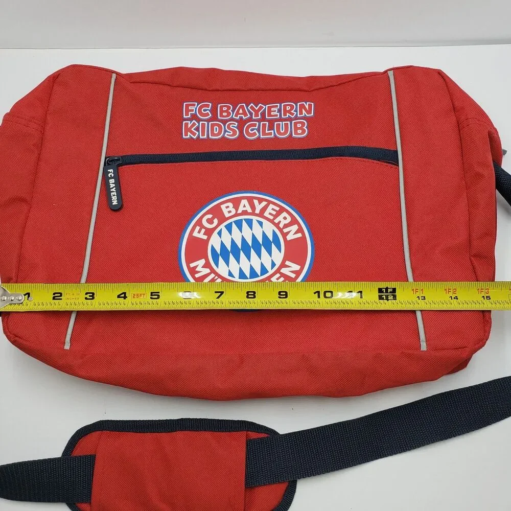 Bayern Munich Kids Club Training Gym Duffle Bag Red Soccer FC Bayern Munchen Yth